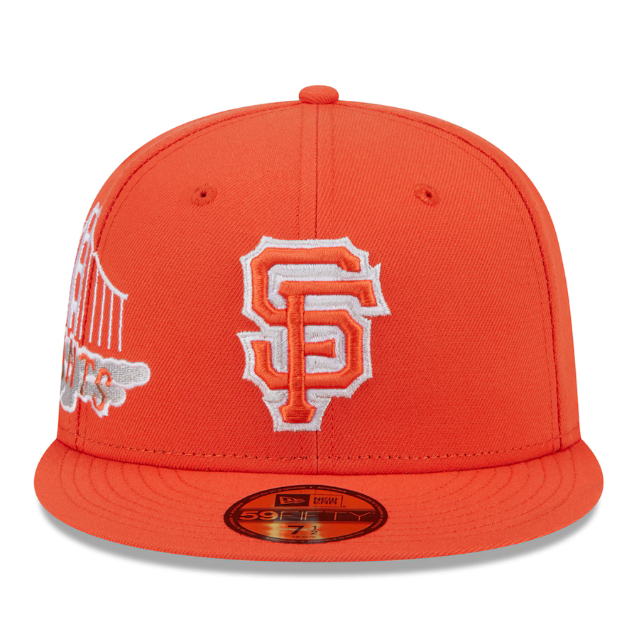New Era San Francisco Giants Icon City Connect 59FIFTY Fitted Hat - Orange product image 3, provided for visual reference