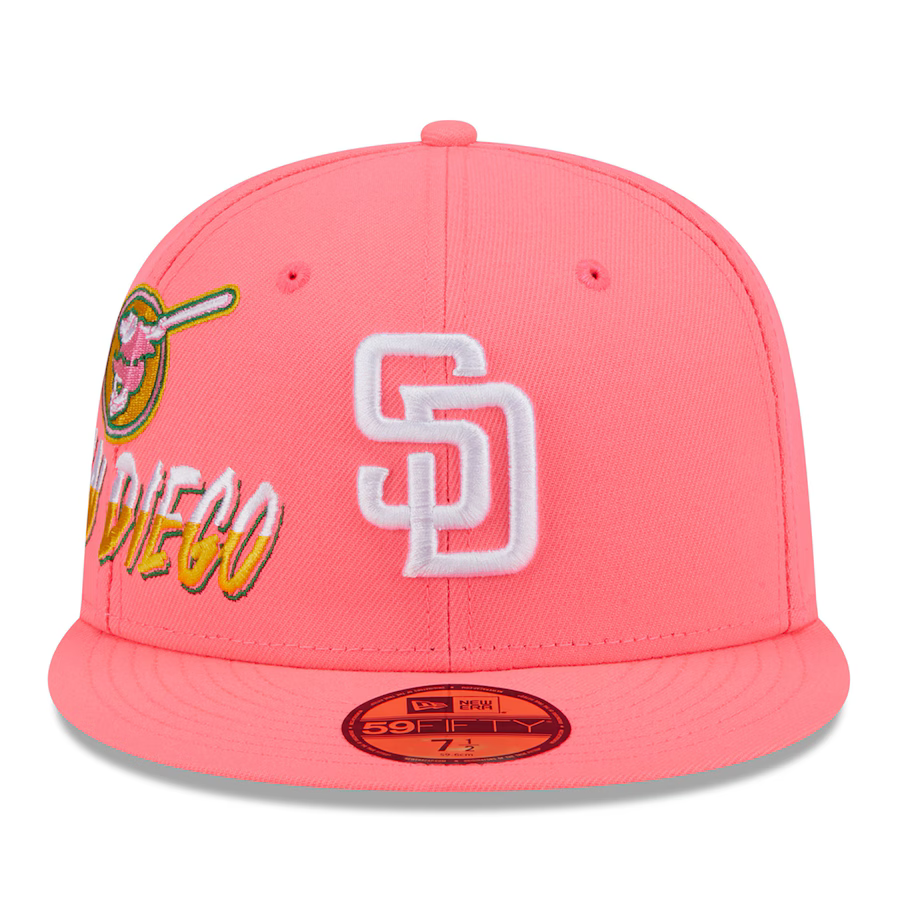 New Era San Diego Padres City Connect 59FIFTY Fitted Hat product image 3, provided for visual reference and product detail