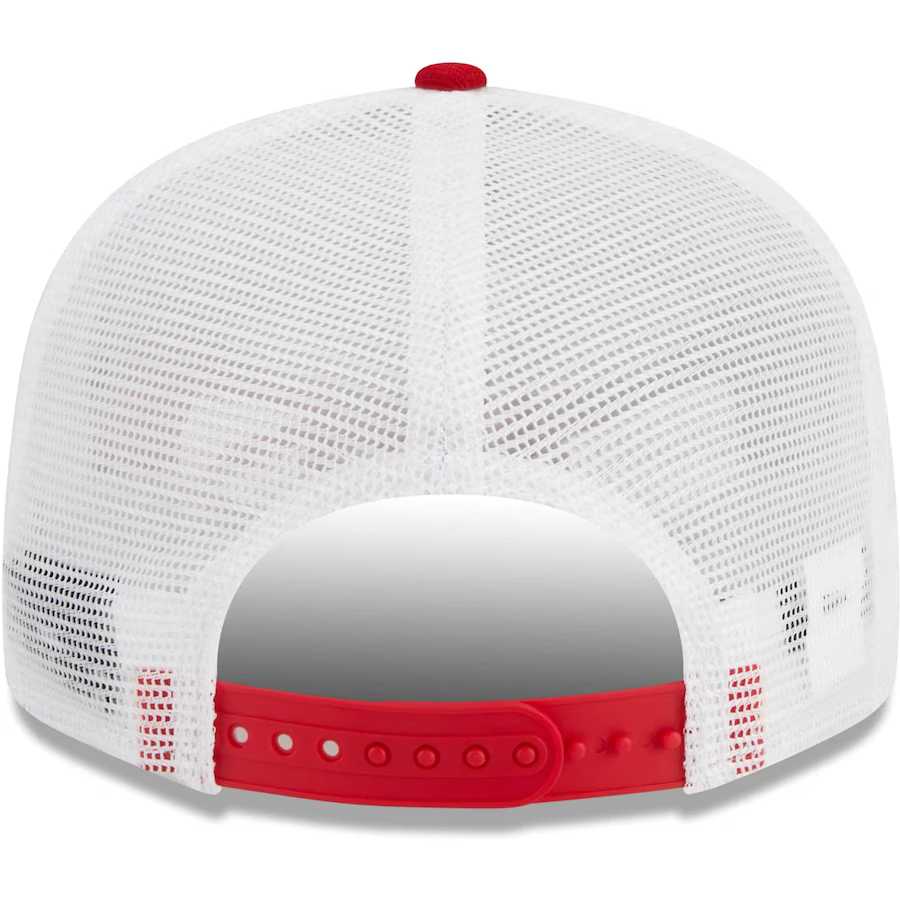 New Era Youth Los Angeles Angels Tear Trucker 9FIFTY Snapback Hat product image 4, provided for visual reference and product