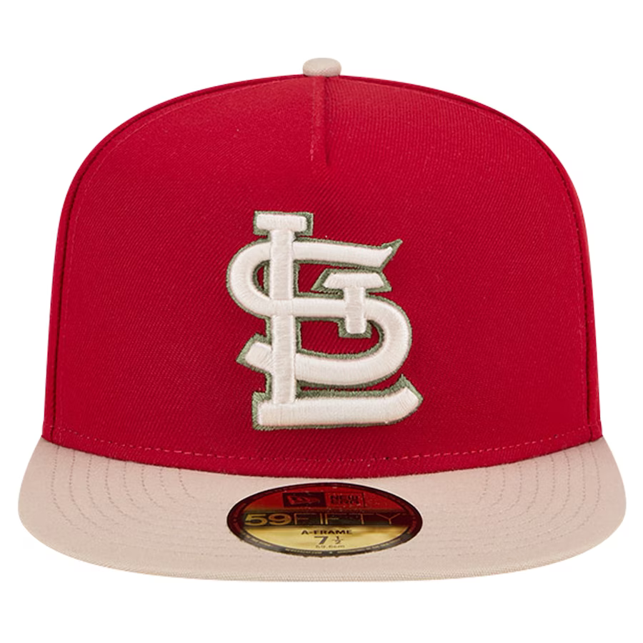 New Era St. Louis Cardinals 30th Anniversary Side Patch Canvas A-Frame 59FIFTY Fitted Hat product image 2, provided for