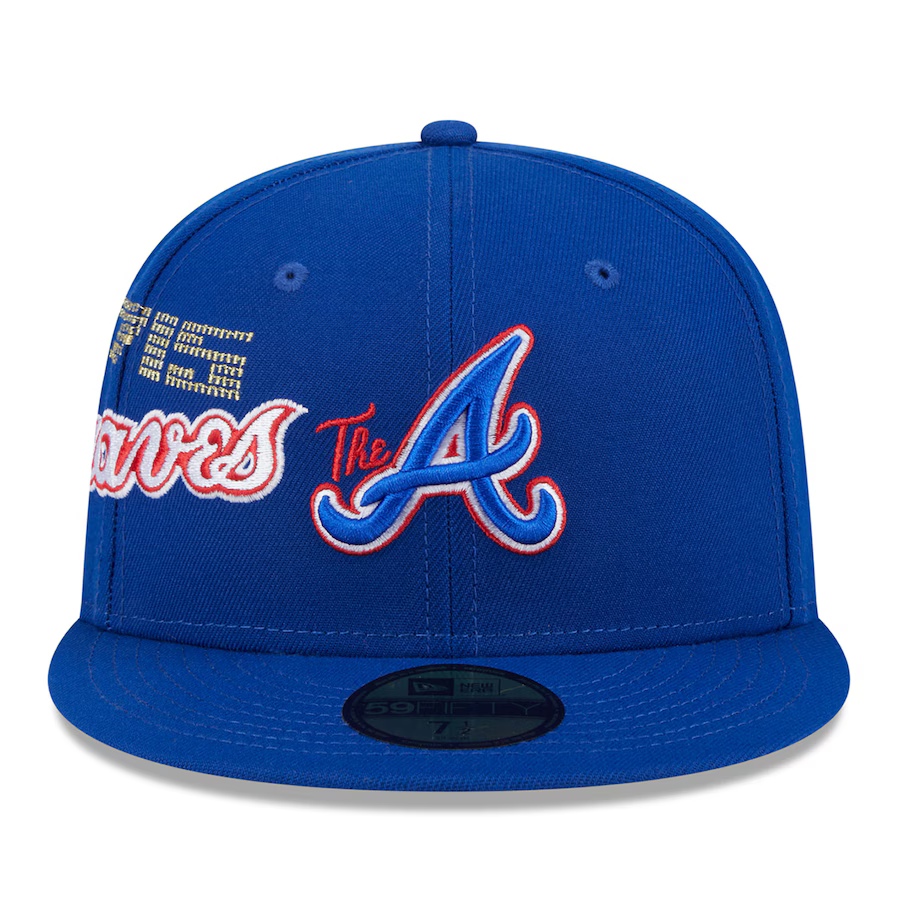 New Era Atlanta Braves City Connect Icon 59Fifty Fitted Hat product image 3, provided for visual reference and product