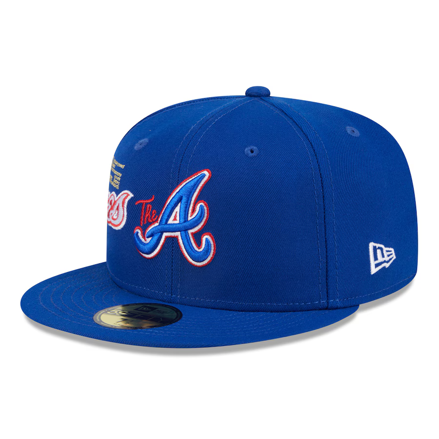 New Era Atlanta Braves City Connect Icon 59Fifty Fitted Hat product image 2, provided for visual reference and product