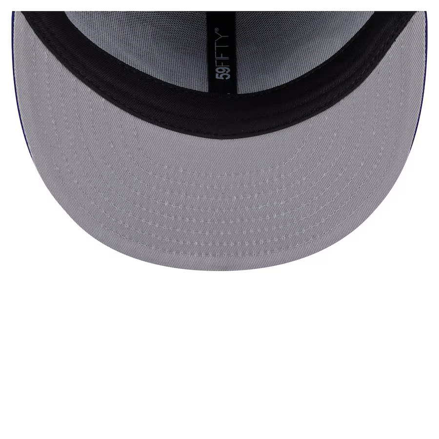 New Era Los Angeles Dodgers Overlap 59FIFTY Fitted Hat-Royal product image 5, provided for visual reference and product