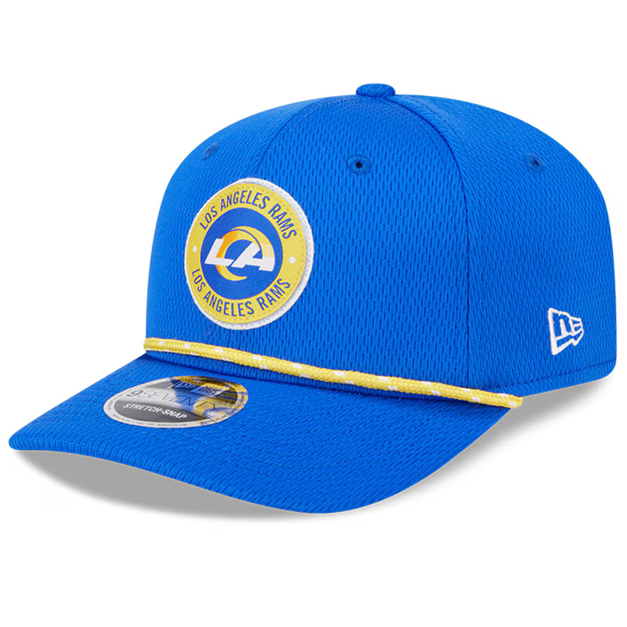 New Era Los Angeles Rams Sideline 9SEVENTY Adjustable Cap product image 2, provided for visual reference and product detail