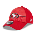 New Era Men San Francisco 49ers NFL Training Camp 39THIRTY Flex Fit Hat 2023-Scarlet product image 1, provided for visual