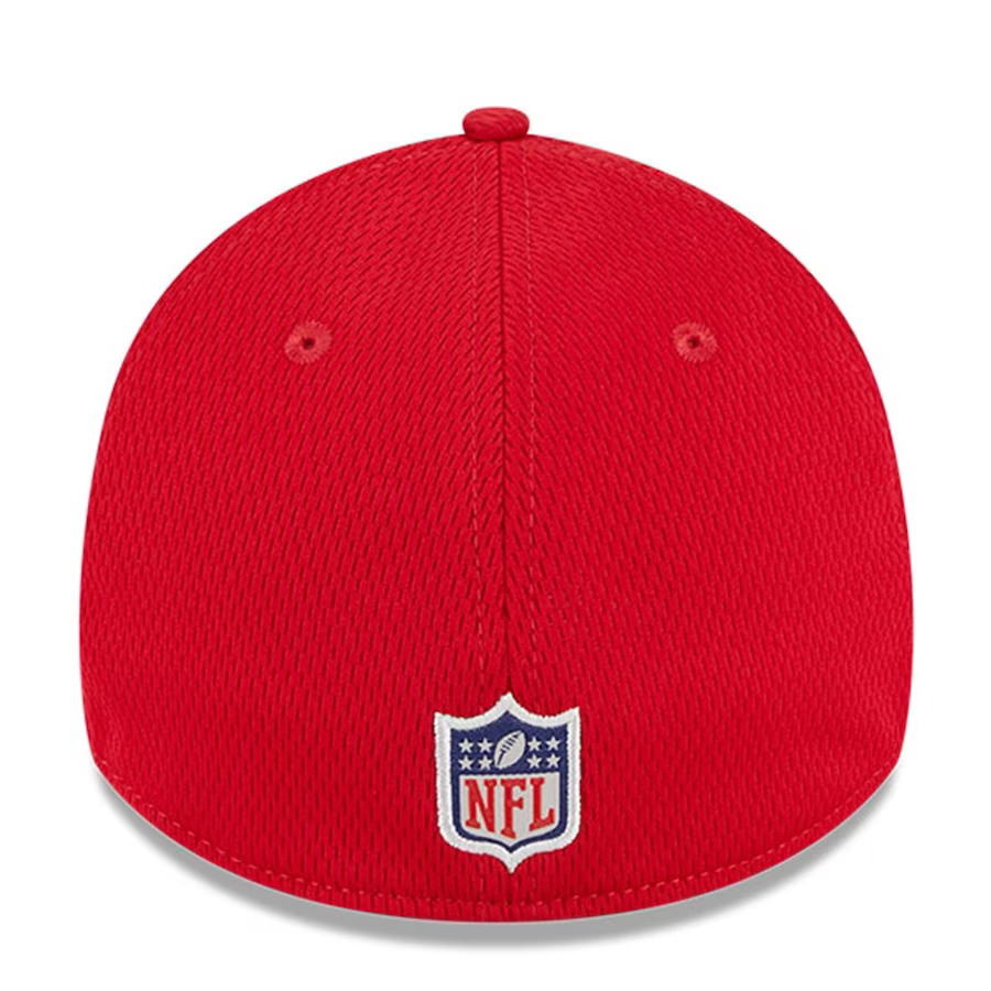 New Era Men San Francisco 49ers NFL Training Camp 39THIRTY Flex Fit Hat 2023-Scarlet product image 4, provided for visual