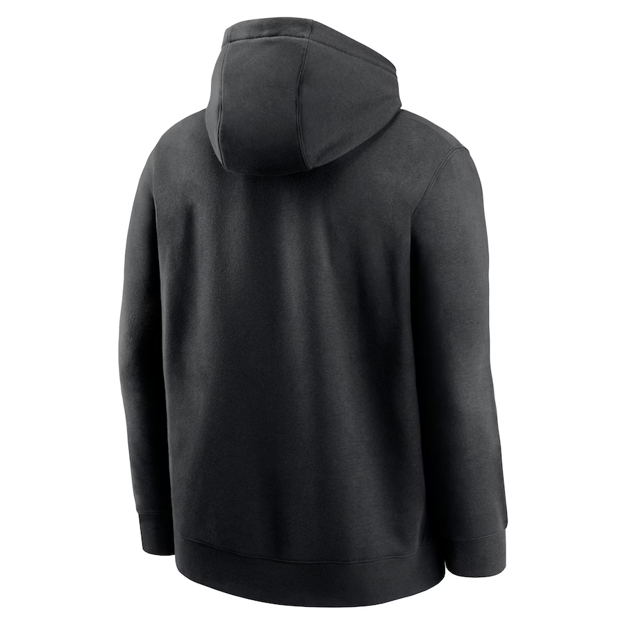 Nike Men San Francisco Giants Swoosh Neighbor HOOD Pullover Hoodie - Black product image 2, provided for visual reference