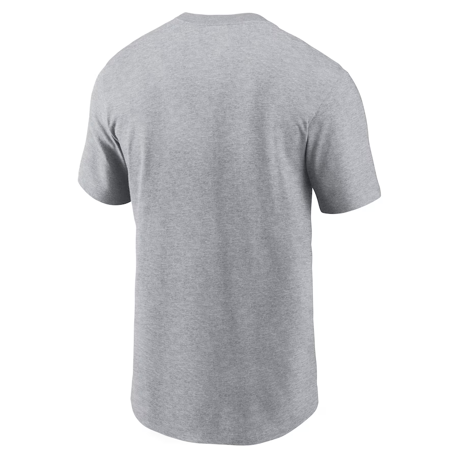 Nike Men Las Vegas Raiders Logo Essential T-Shirt - Gray product image 2, provided for visual reference and product detail