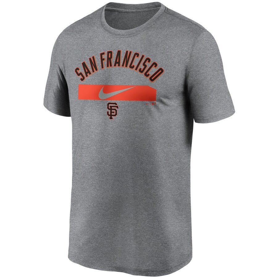 Nike Men San Francisco Giants City Legend Practice Performance T-Shirt-Gray product image 1, provided for visual reference