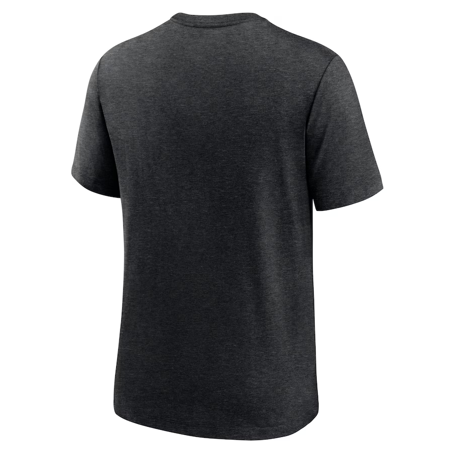 Nike San Francisco Giants Rewind Review Slash Tri-Blend T-Shirt - Heather Black product image 2, provided for visual