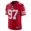 Nike Men San Francisco 49ers Bosa #97 Vapor Limited Jersey– Scarlet product image 1, provided for visual reference and