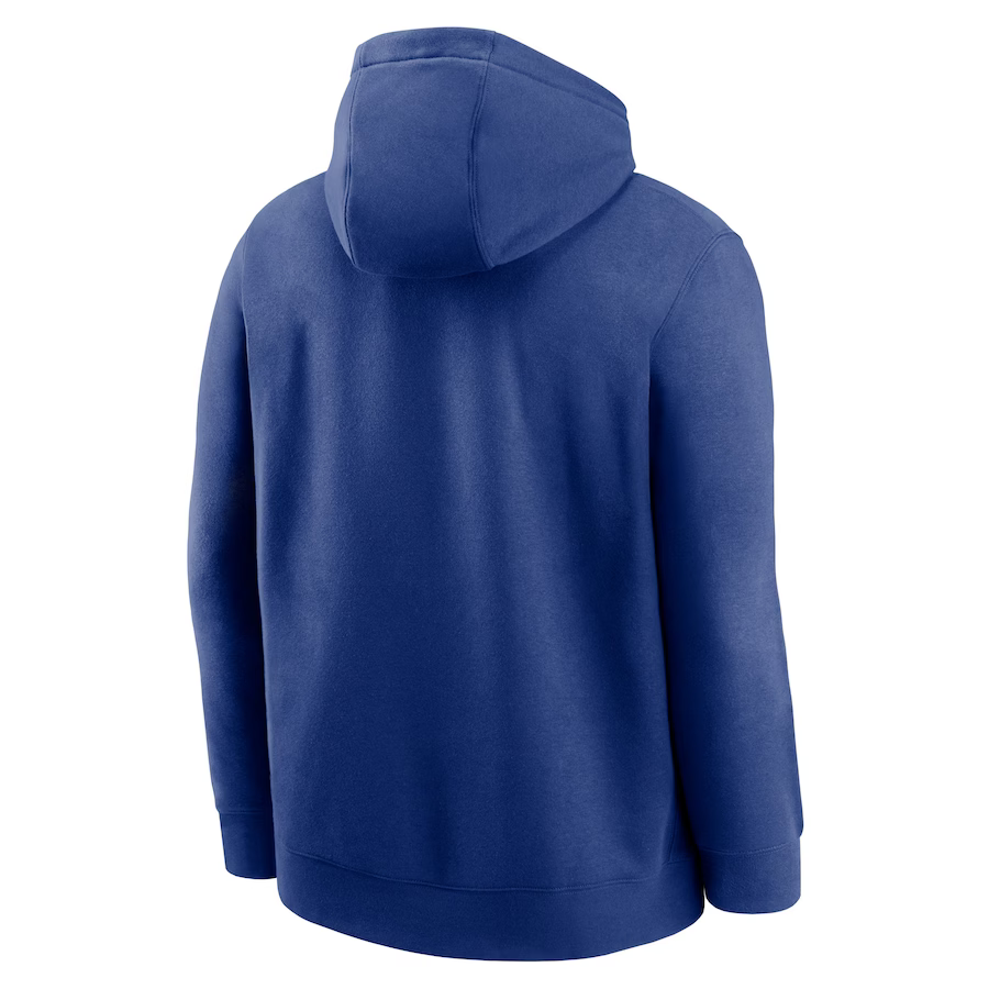 Los Angeles Dodgers Nike Big & Tall Over Arch Pullover Hoodie - Royal product image 2, provided for visual reference and