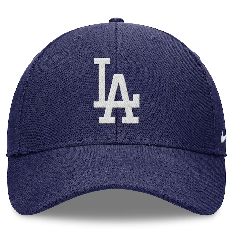 Nike Los Angeles Dodgers Club Performance Adjustable Hat- Royal product image 3, provided for visual reference and product