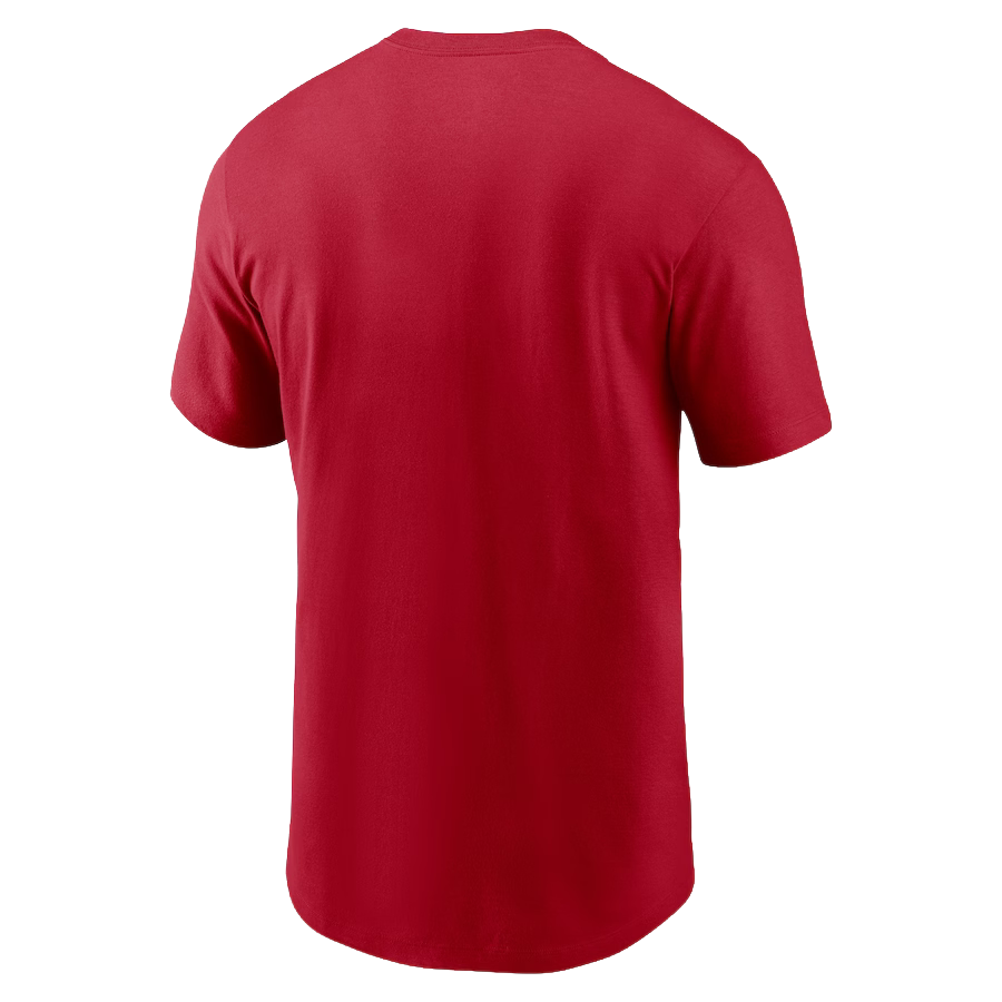 Nike San Francisco 49ers T-Shirt-Red/Black product image 3, provided for visual reference and product detail review