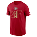 Nike Men San Francisco 49ERS Local Essential Nike T-shirt product image 1, provided for visual reference and product detail