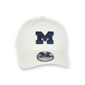 NEW ERA MICHIGAN WOLVERINES CORE CLASSIC 2.0 9TWENTY ADJUSTABLE HAT-Cream product image 1, provided for visual reference and