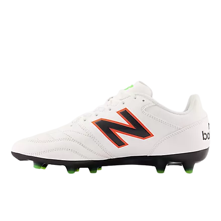 New Balance 422 V2 Wide Team FG - White/Orange product image 3, provided for visual reference and product detail review