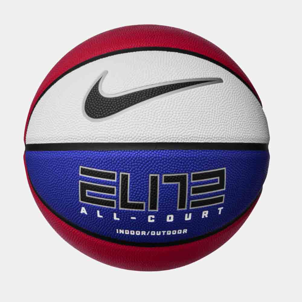 Nike Elite All Court 8P 2.0 Basketball -Red/Royal product image 2, provided for visual reference and product detail review