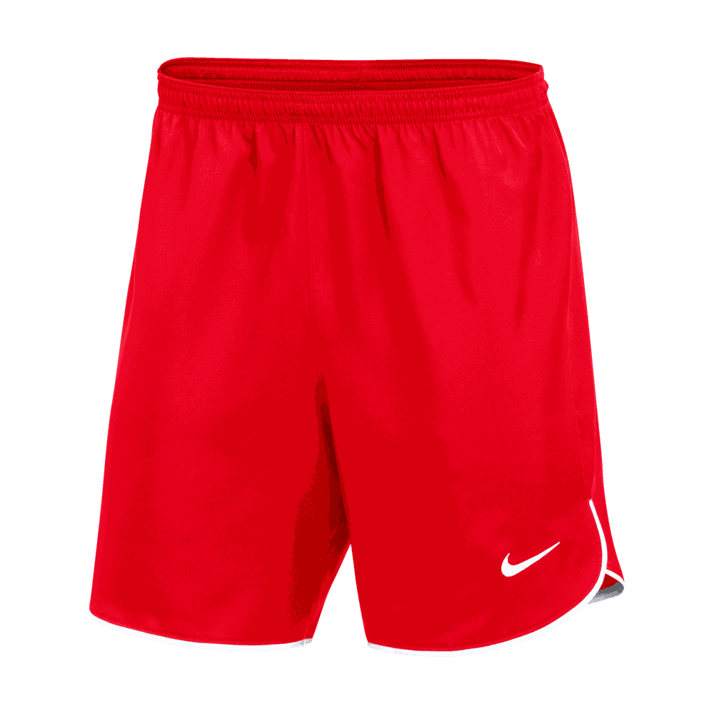 Nike Dri-Fit Laser Woven V Short- University Red/White product image 1, provided for visual reference and product detail