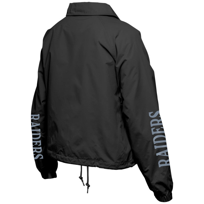 New Era Women Las Vegas Gameday Cropped Jacket product image 2, provided for visual reference and product detail review