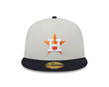 New Era Mens MLB Houston Astros World Class 59Fifty Fitted Hat product image 1, provided for visual reference and product
