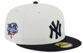 New Era New York Yankees 2000 World Series Patch 59FIFTY Fitted Ivory Hat product image 1, provided for visual reference and
