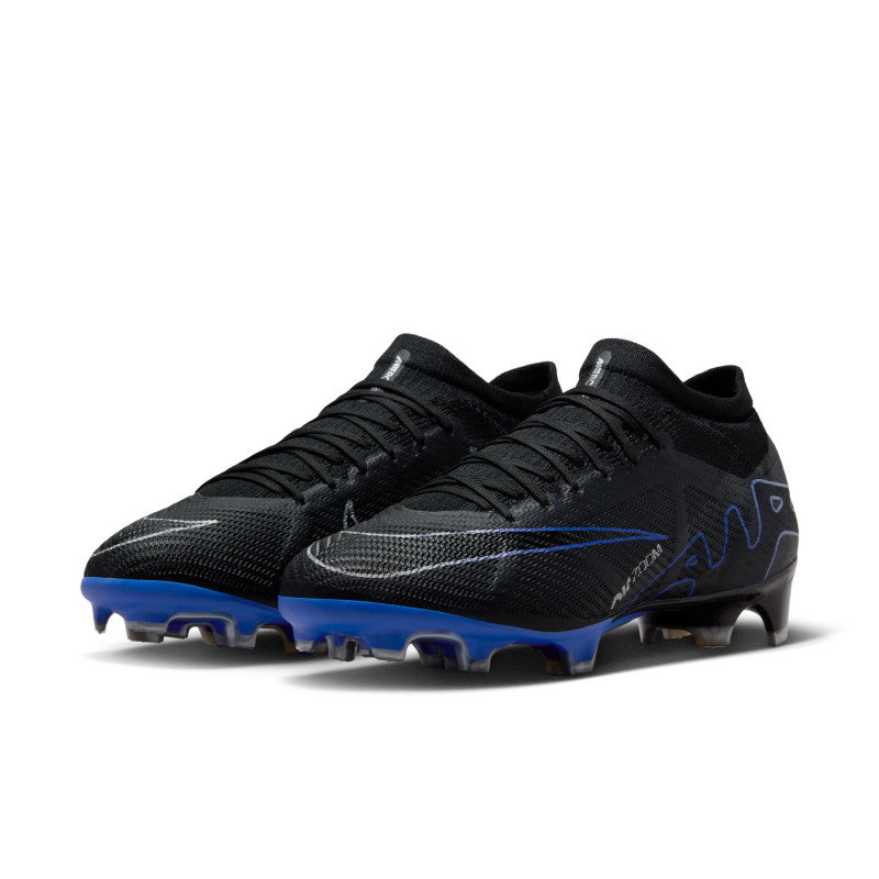 Nike Zoom Mercurial Vapor 15 Pro FG BLK/Blue product image 9, provided for visual reference and product detail review
