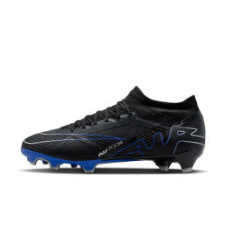 Nike Zoom Mercurial Vapor 15 Pro FG BLK/Blue product image 2, provided for visual reference and product detail review