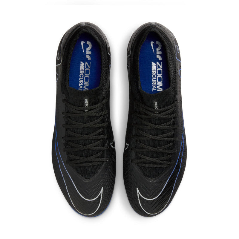 Nike Zoom Mercurial Vapor 15 Pro FG BLK/Blue product image 7, provided for visual reference and product detail review