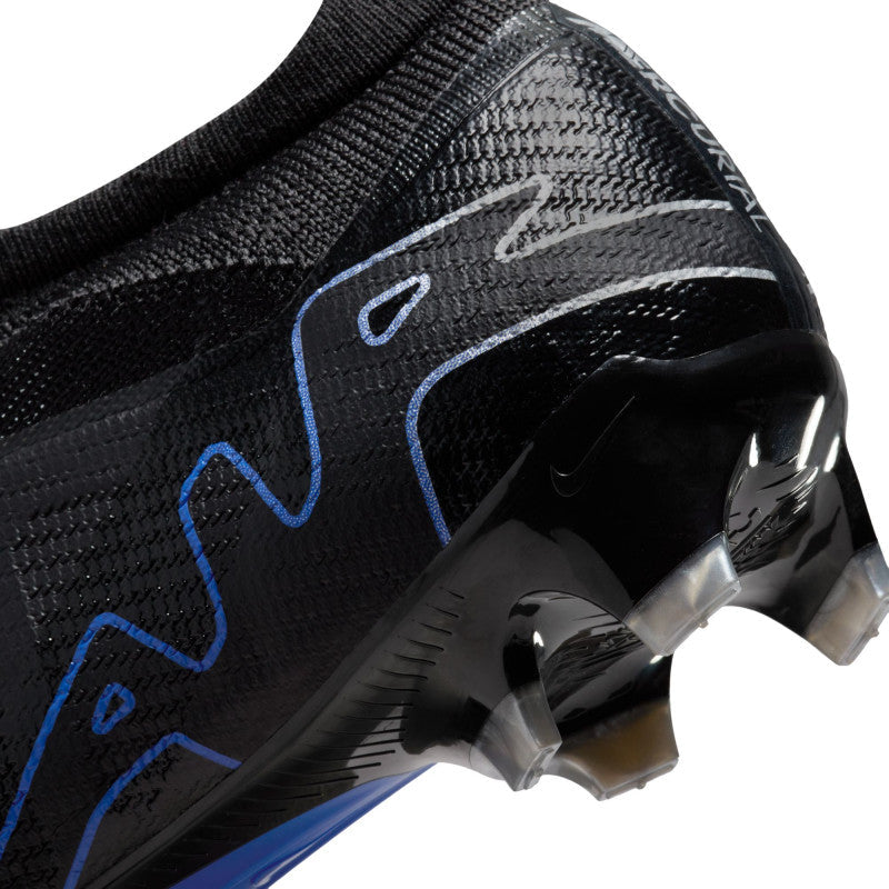 Nike Zoom Mercurial Vapor 15 Pro FG BLK/Blue product image 3, provided for visual reference and product detail review