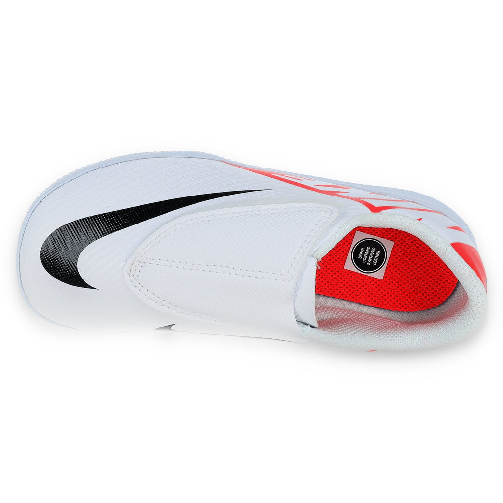 Nike Jr. Mercurial Vapor 15 Club IC PS (V)-Bright Crimson/ White product image 7, provided for visual reference and product