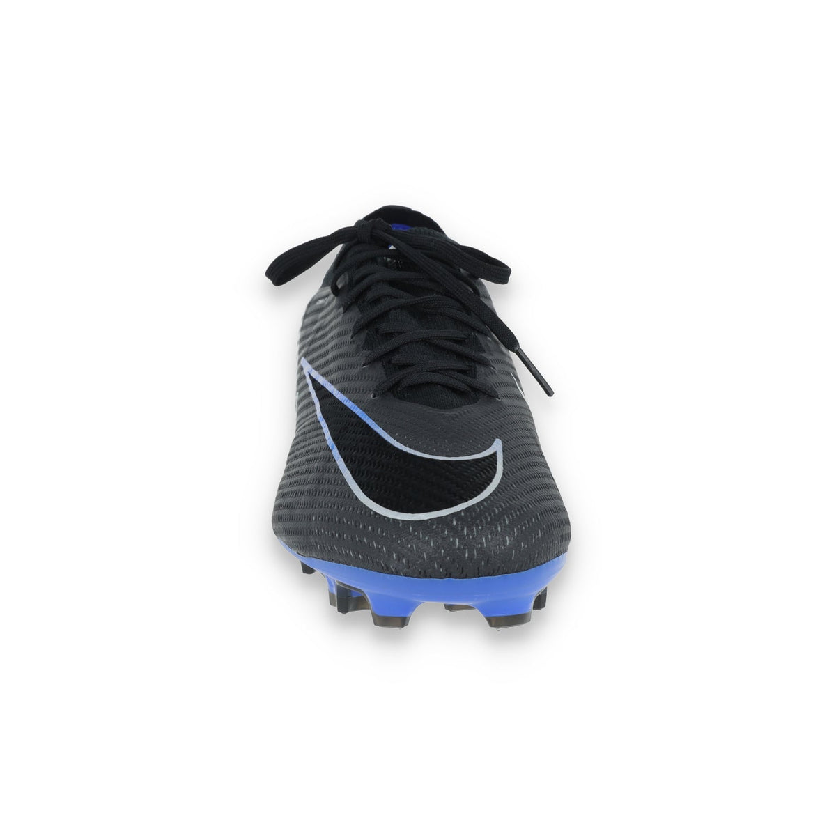 Nike Zoom Mercurial Vapor 15 Elite FG Firm Ground Soccer Cleats Black/blue product image 2, provided for visual reference
