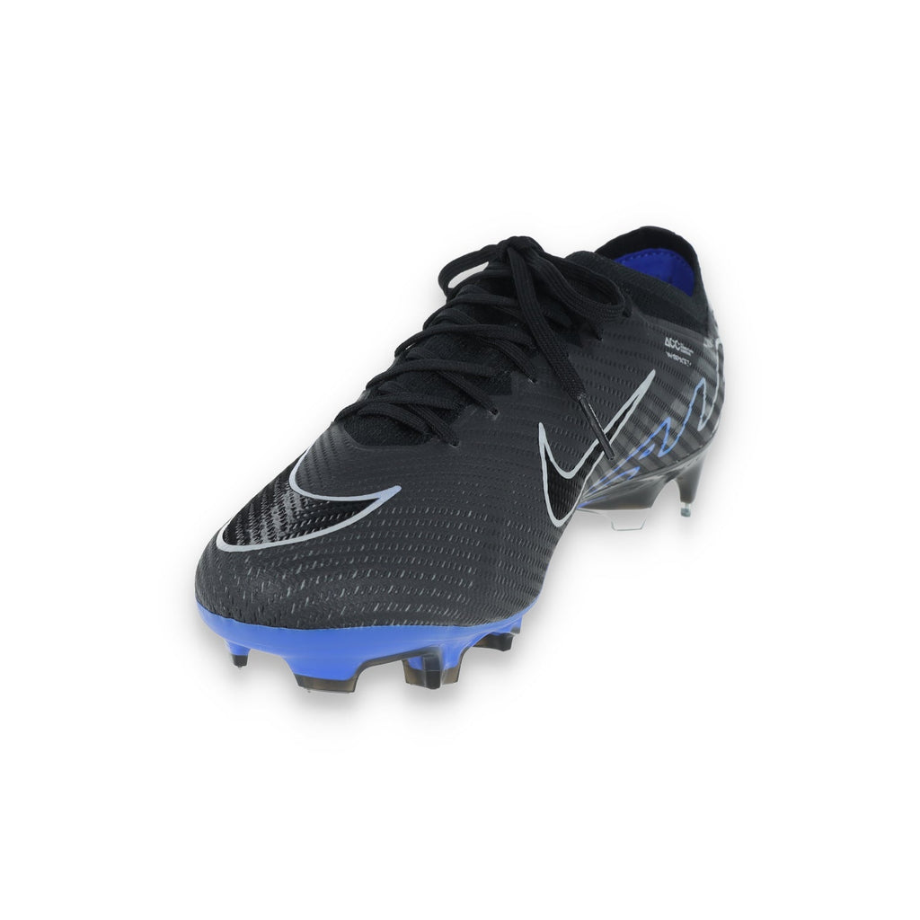 Nike Zoom Mercurial Vapor 15 Elite FG Firm Ground Soccer Cleats Black/blue product image 3, provided for visual reference