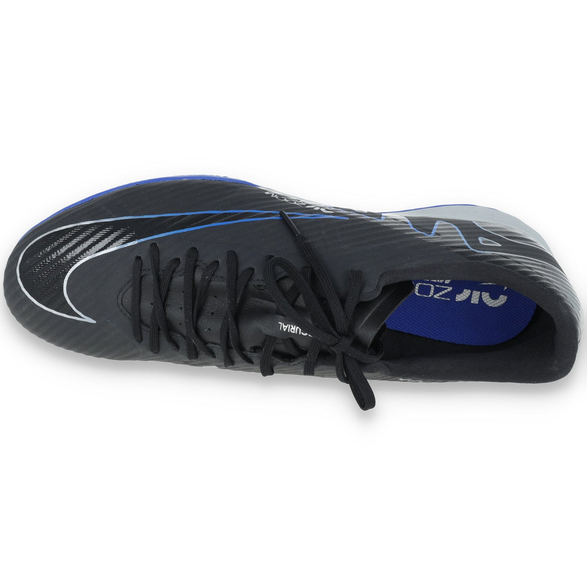 Nike Zoom Mercurial Vapor 15 Academy IC-Black/Royal product image 7, provided for visual reference and product detail review