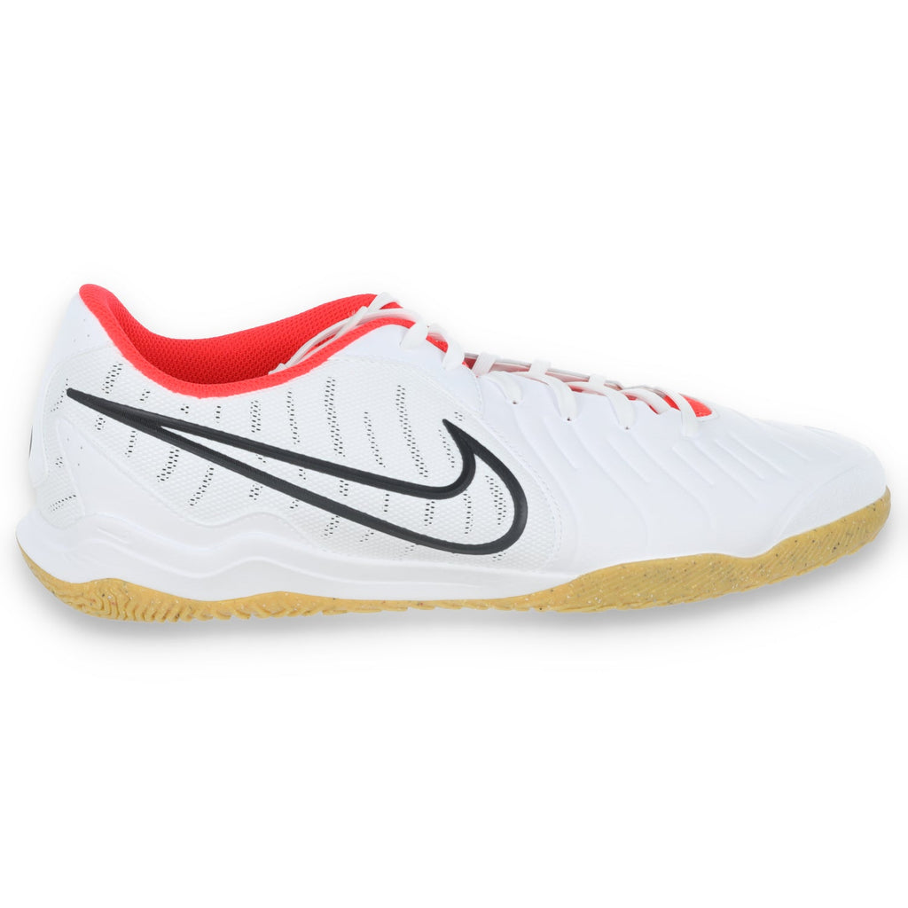 Nike Tiempo Legend 10 Academy IC-White/Black-Bright Crimson product image 1, provided for visual reference and product