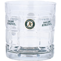 Oakland Athletics Bottom Up Squared Rocks Glass product image 1, provided for visual reference and product detail review