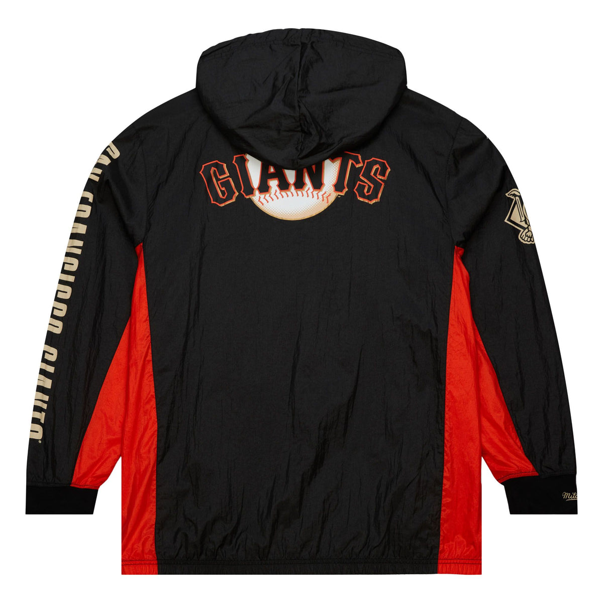 Mitchell & Ness Men San Francisco Giants Team OG 2.0 Anorak Windbreaker Vintage Logo Jacket product image 2, provided for