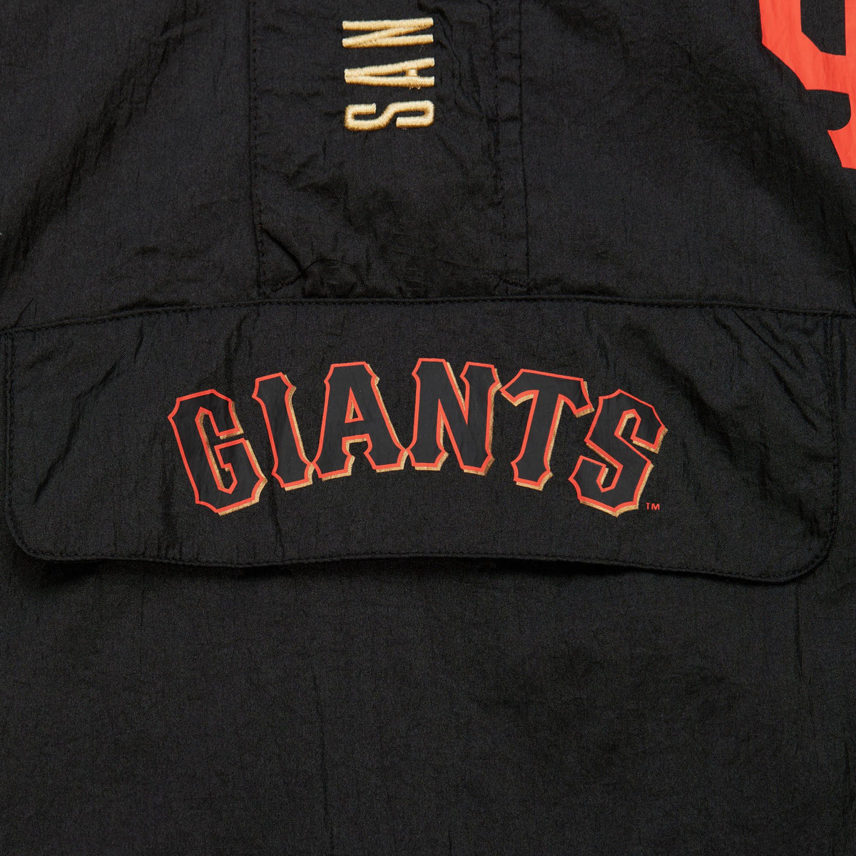 Mitchell & Ness Men San Francisco Giants Team OG 2.0 Anorak Windbreaker Vintage Logo Jacket product image 4, provided for