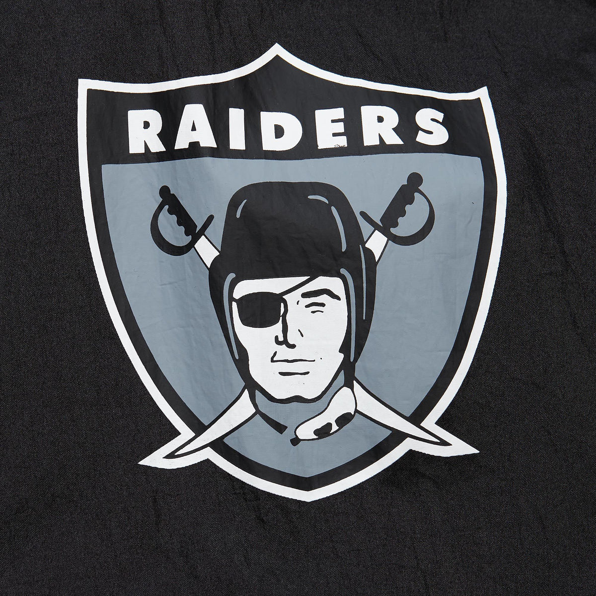 Mitchell & Ness Oakland Raiders Team OG 2.0 Anorak Windbreaker Vintage Logo Jacket product image 3, provided for visual