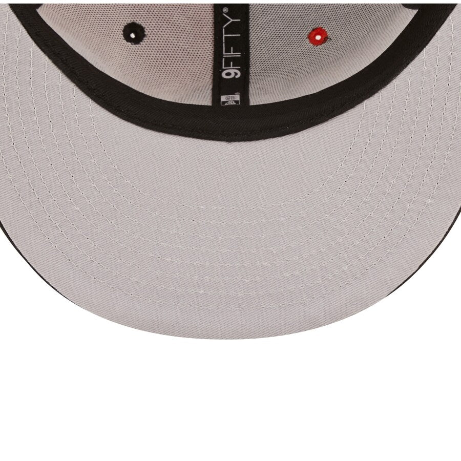 New Era San Francisco Giants Team Split 9FIFTY Snapback Hat - Black/Orange product image 4, provided for visual reference
