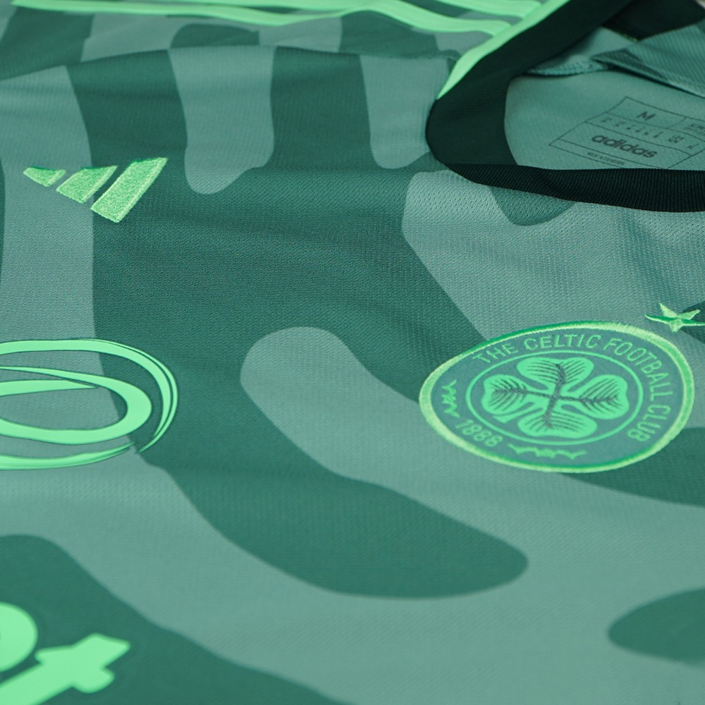 Adidas Men Celtic FC 3rd Jersey 23/24 product image 4, provided for visual reference and product detail review