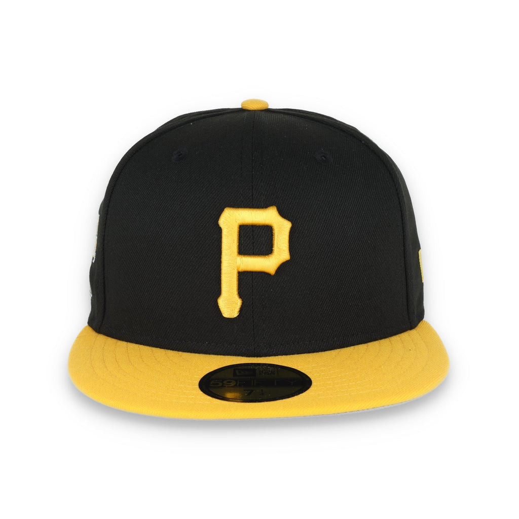 New Era Pittsburgh Pirates NL Central 59FIFTY fitted-Black/Yellow product image 2, provided for visual reference and product