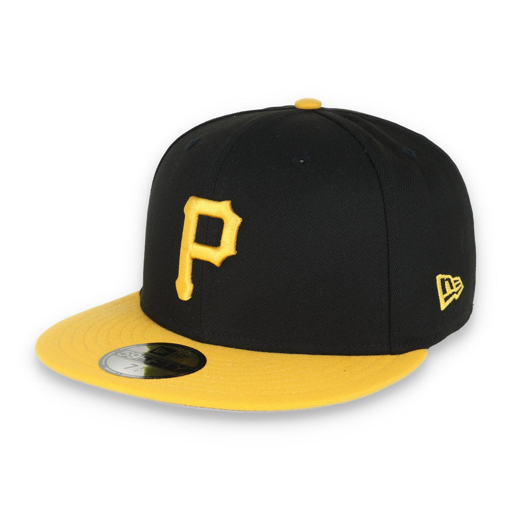 New Era Pittsburgh Pirates NL Central 59FIFTY fitted-Black/Yellow product image 3, provided for visual reference and product