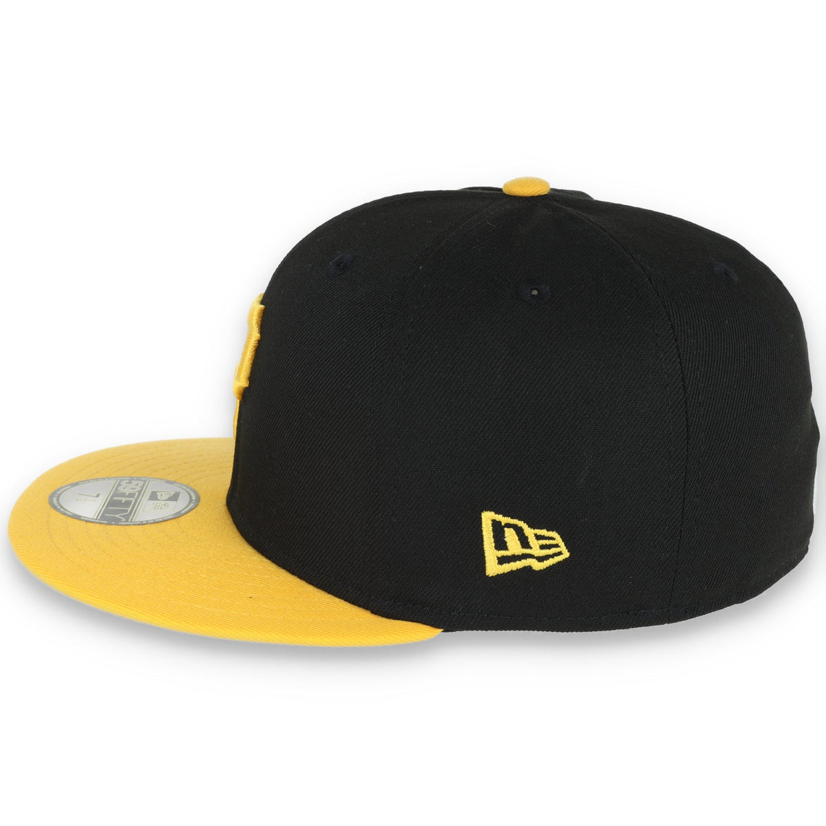 New Era Pittsburgh Pirates NL Central 59FIFTY fitted-Black/Yellow product image 4, provided for visual reference and product