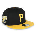 New Era Pittsburgh Pirates NL Central 59FIFTY fitted-Black/Yellow product image 1, provided for visual reference and product