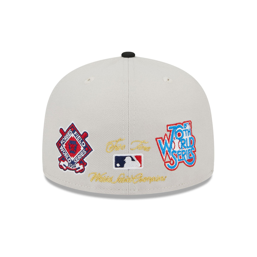 New Era Pittsburgh Pirates Varsity Letter Stone 59FIFTY Fitted Cap product image 4, provided for visual reference and