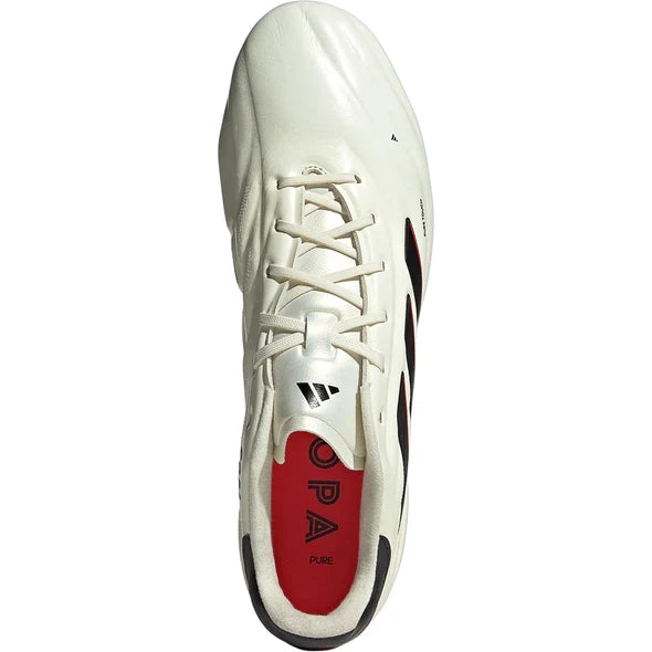 Adidas Copa Pure 2 Elite FG-Ivory/Core Black/Solar Red product image 3, provided for visual reference and product detail