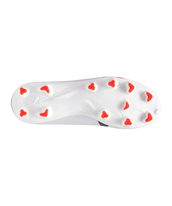 Puma Kid's Ultra Match LL FG/AG-White-Black-Fire Orchid product image 3, provided for visual reference and product detail