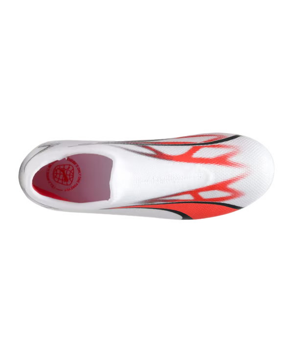 Puma Kid's Ultra Match LL FG/AG-White-Black-Fire Orchid product image 4, provided for visual reference and product detail