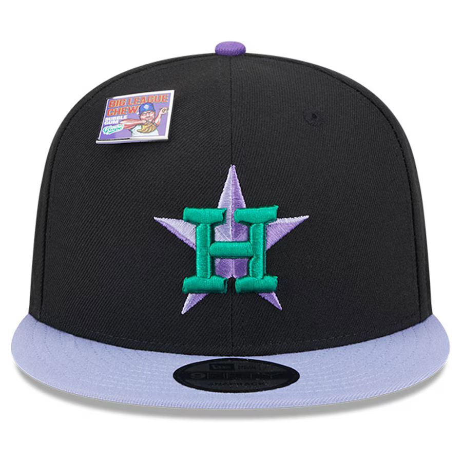 New Era Houston Astros Grape Big League Chew Flavor Pack 9FIFTY Snapback Hat product image 2, provided for visual reference